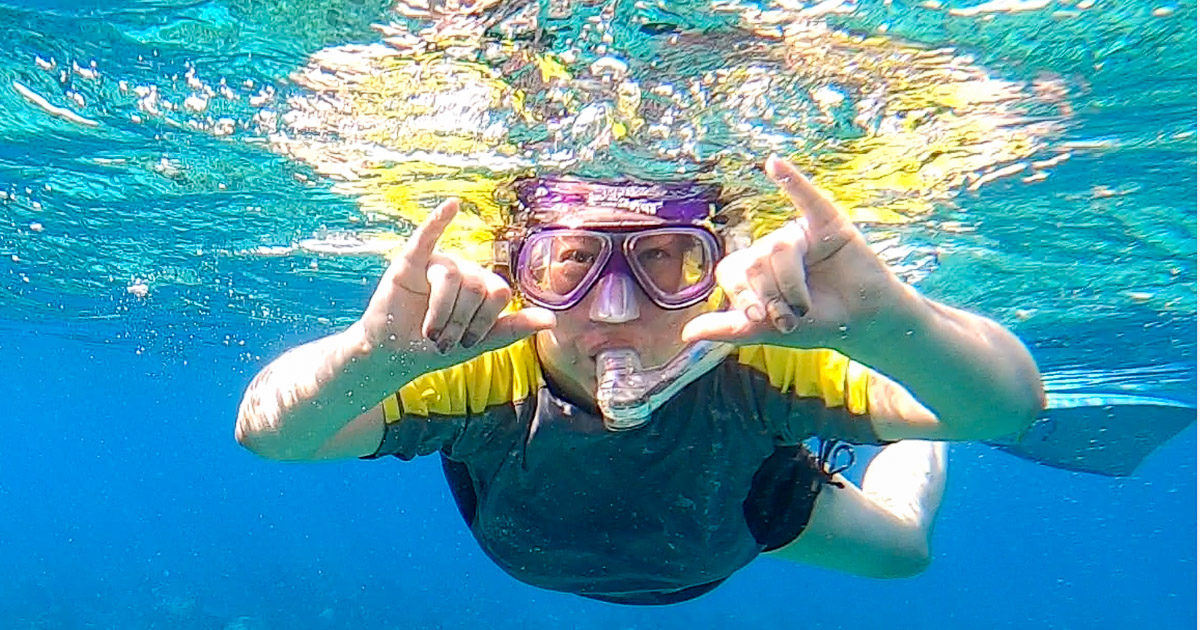 carla snorkeling